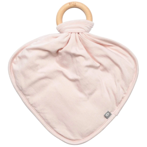 Blush Lovey with removable teething ring