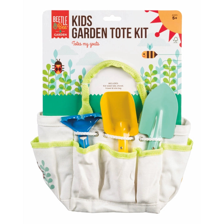 Beetle and Bee Kids Garden Tote