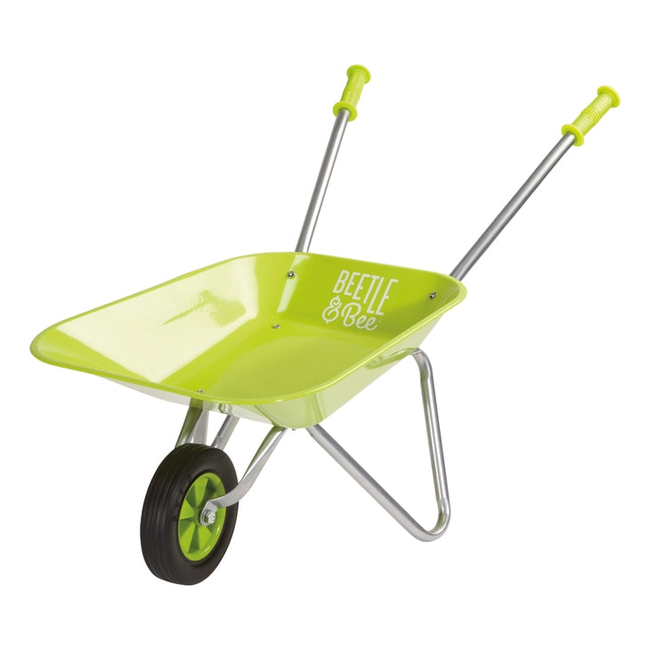 Green Beetle and Bee Kids Wheelbarrow
