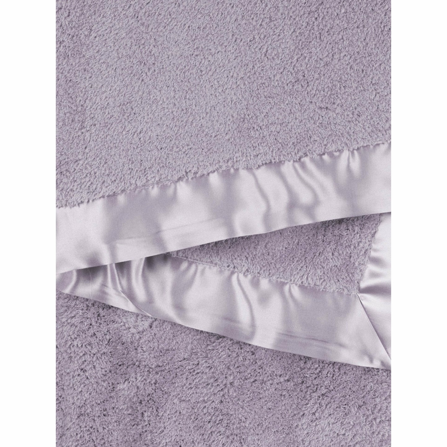 lavender fuzzy baby blanket