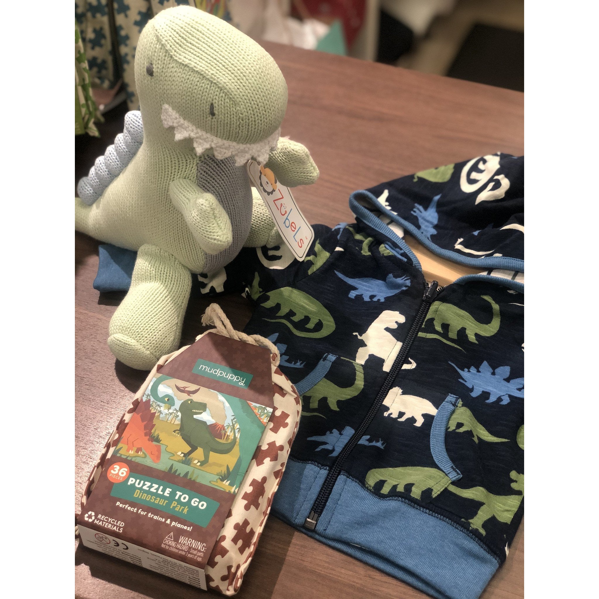 Dinosaur Zubel 12" Knit Doll