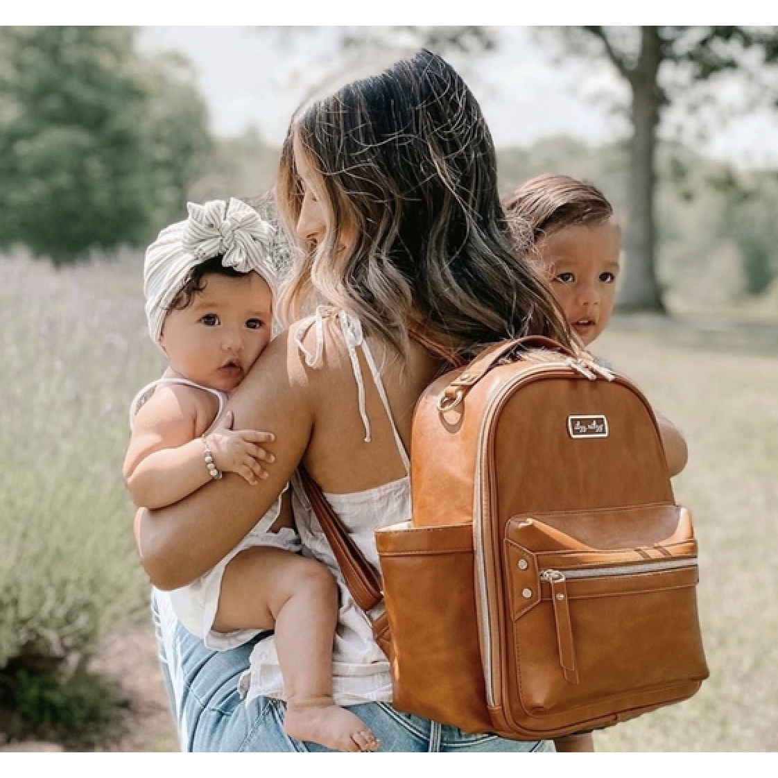 Cognac Itzy Mini Diaper Bag