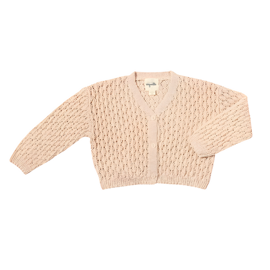 Margot Cardigan in Blush Pink