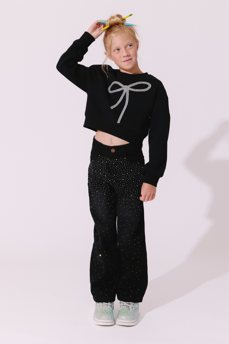 Sparkle Bow Sweatshirt