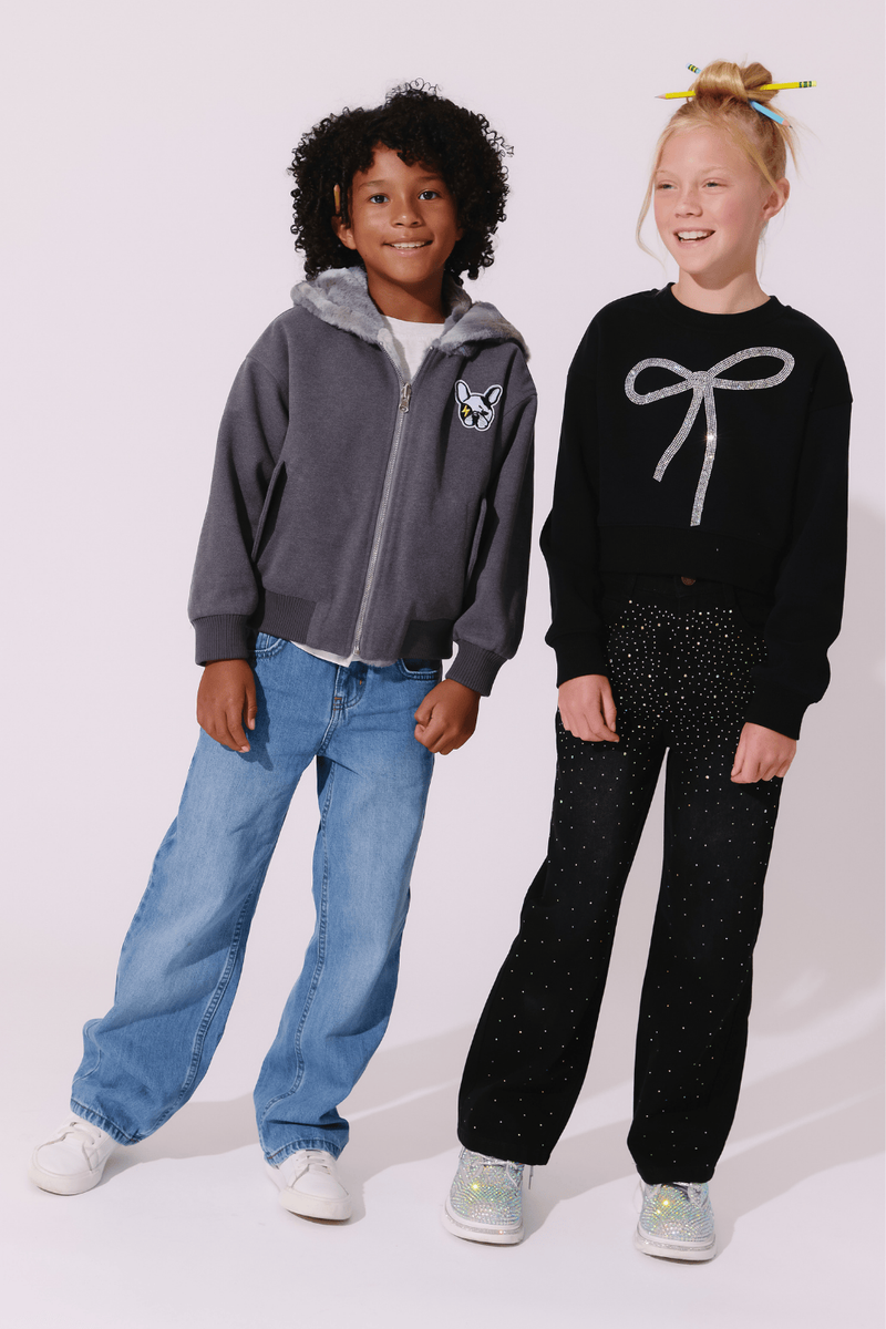 Sparkle Bow Sweatshirt