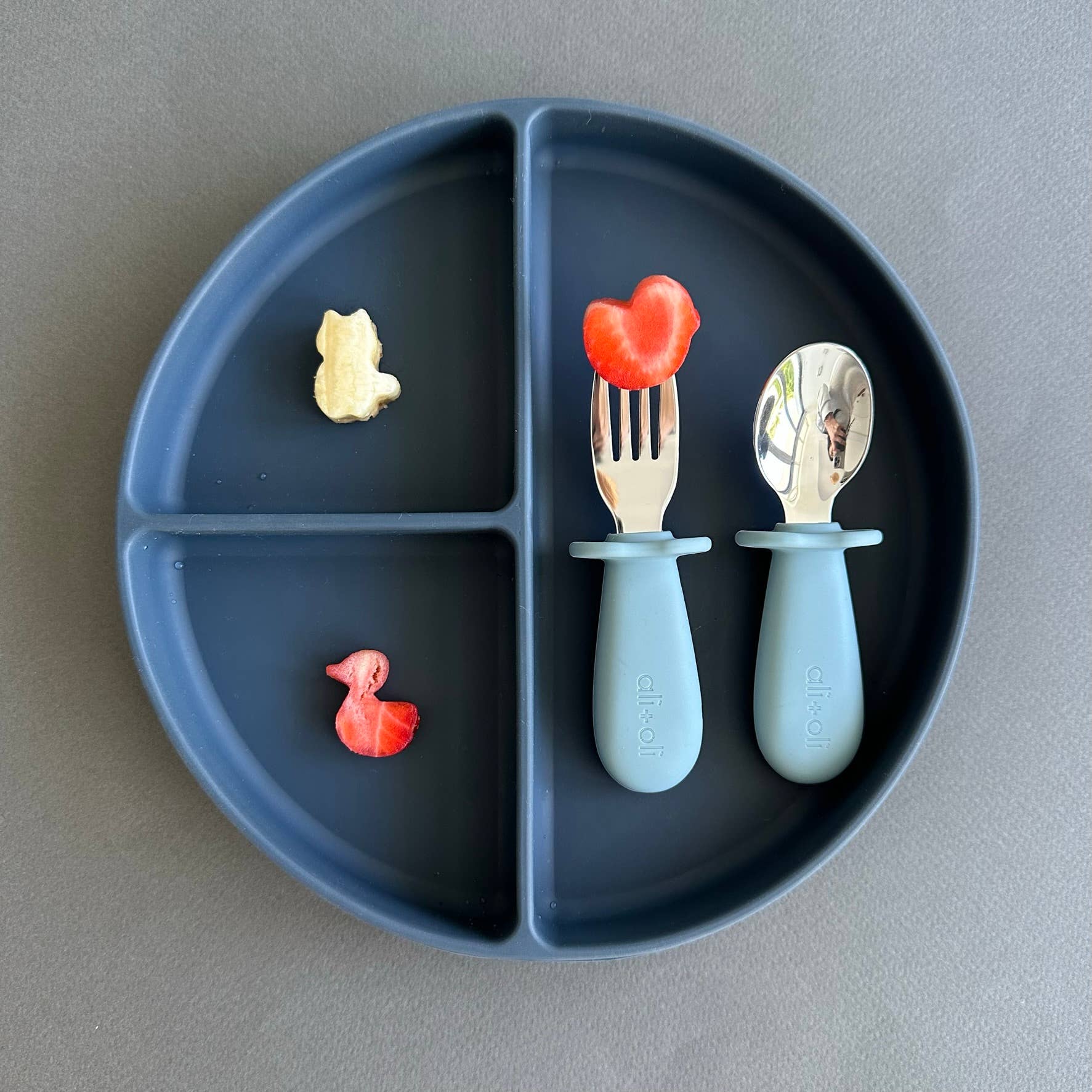 Blue Spoon & Fork Learning Set