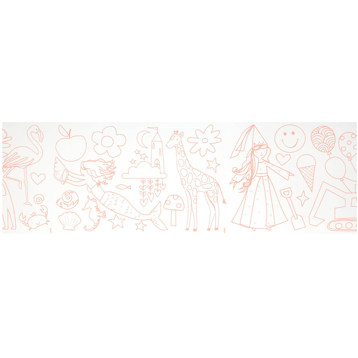 Happy Icons Coloring Roll