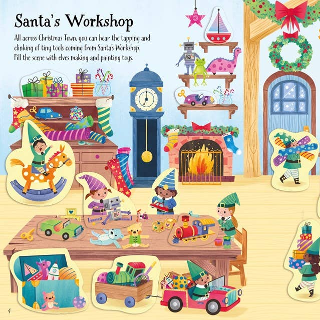 First Sticker Book Christmas : Usborne