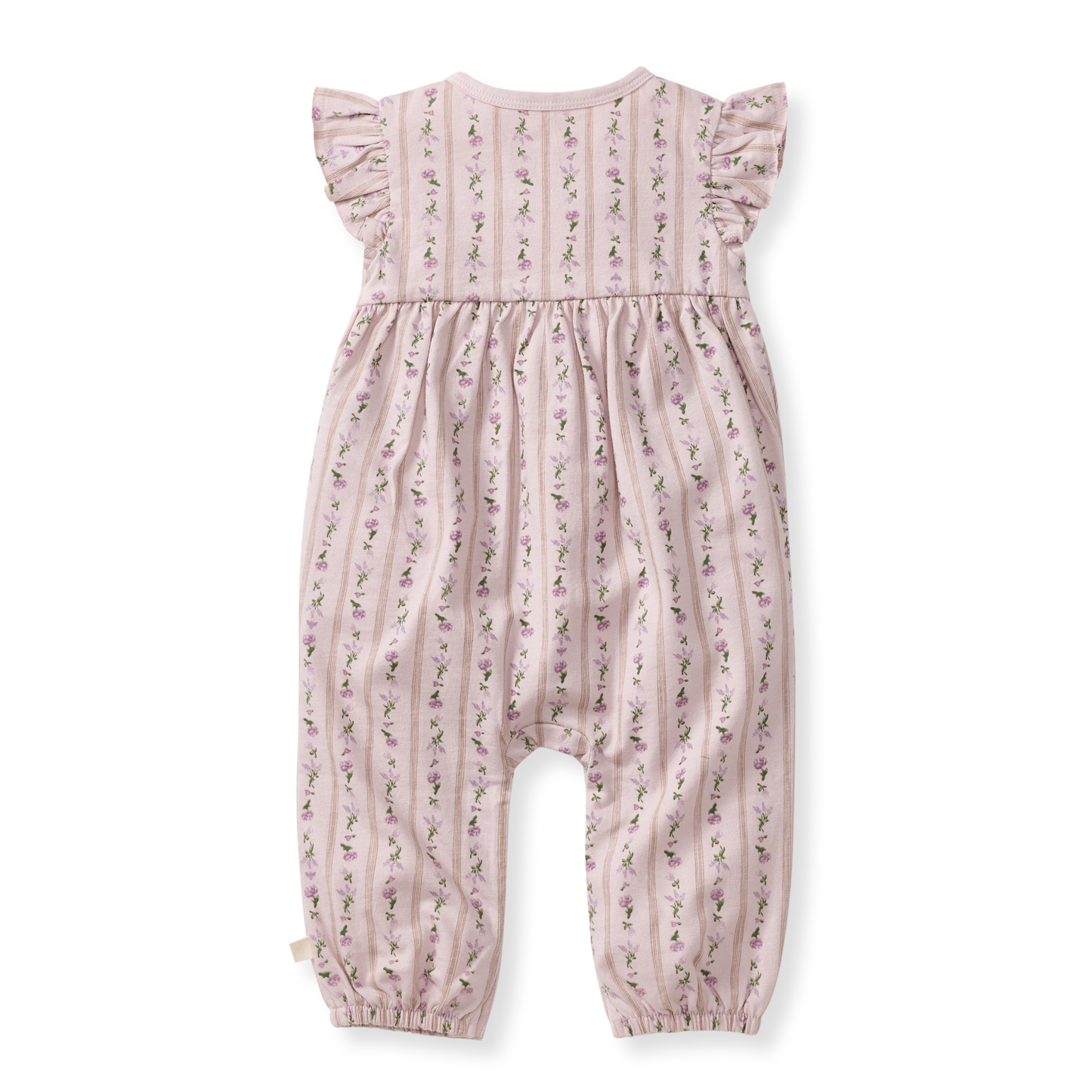 Ruffle Sleeve Floral Jumpsuit