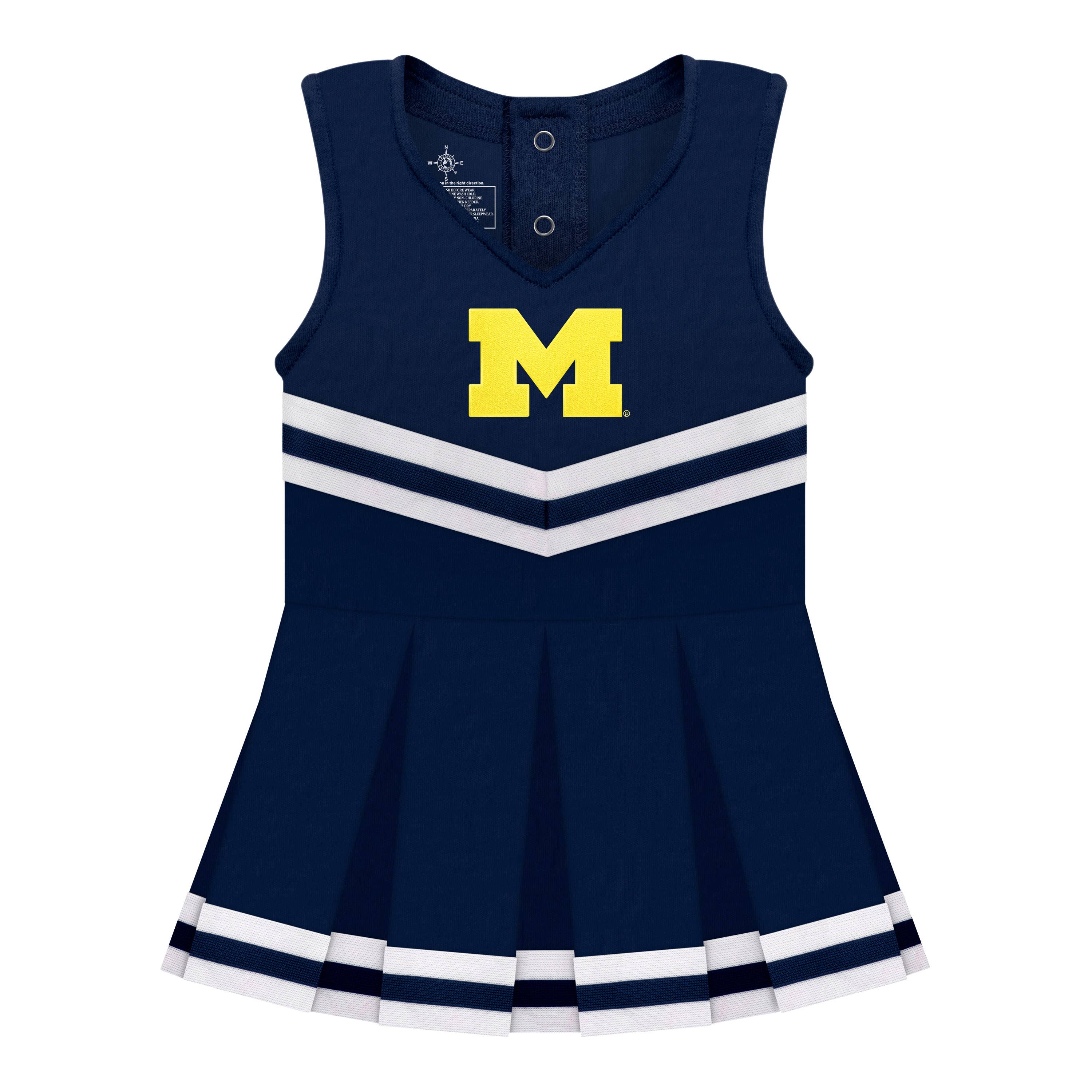 Michigan Wolverines Infant Cheer Dress Bodysuit