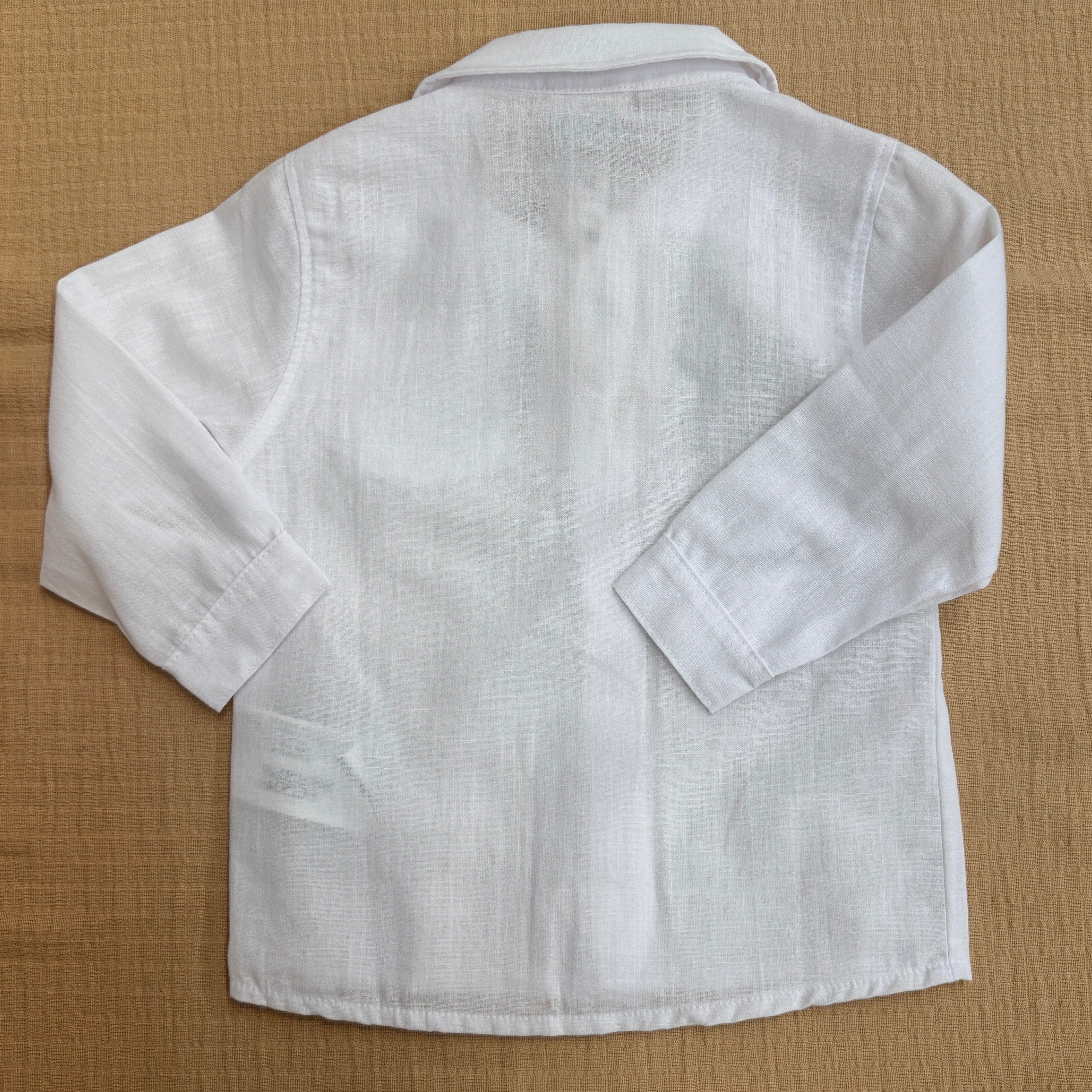 White Linen Button Up