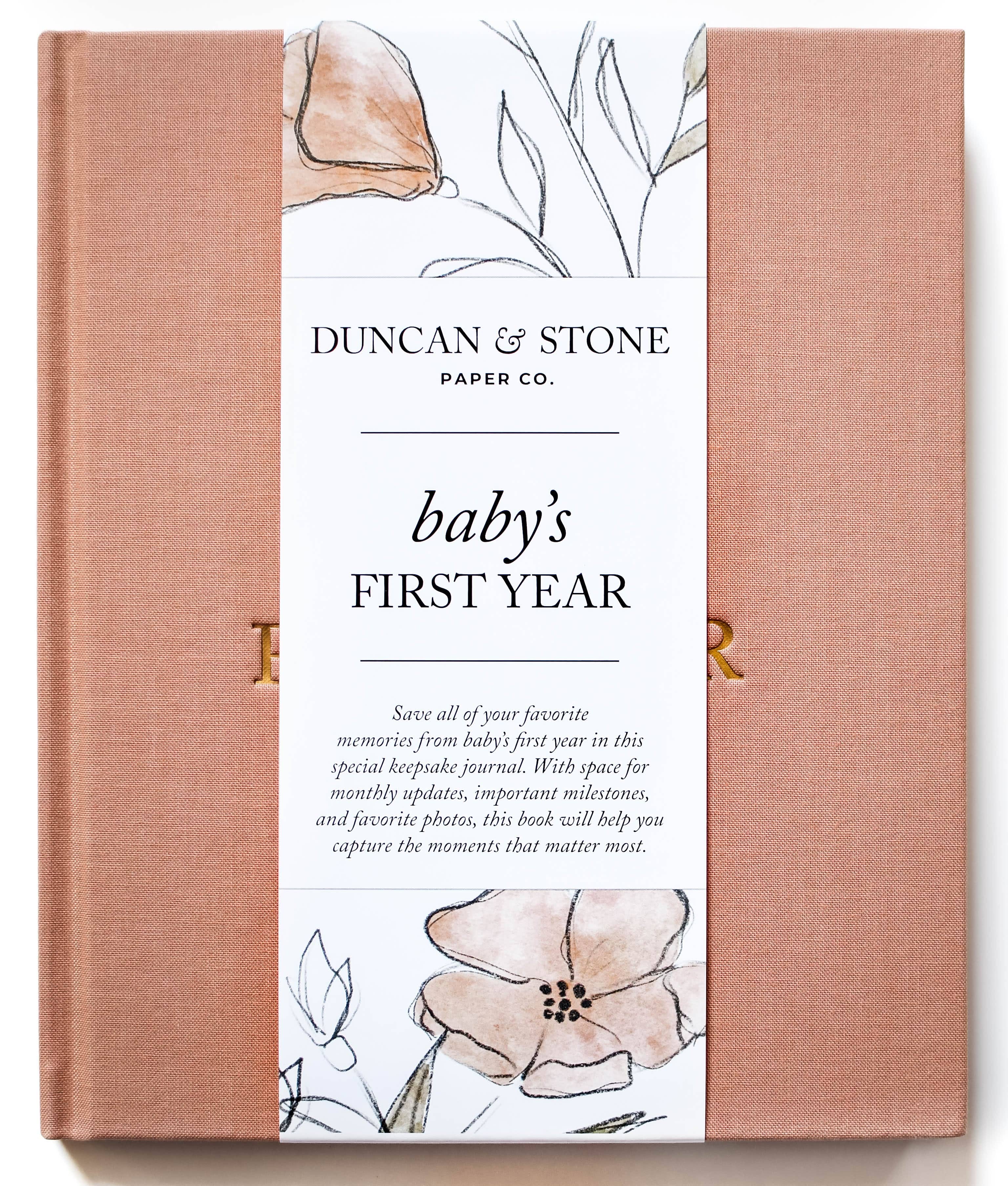 Baby's First Year Memory Book & Photo Album | Mother's Day