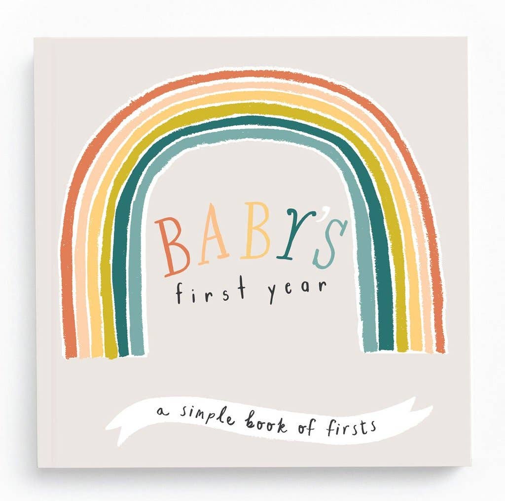 Gift for Newborn: Little Rainbow Baby Memory Book | First Year Keepsake