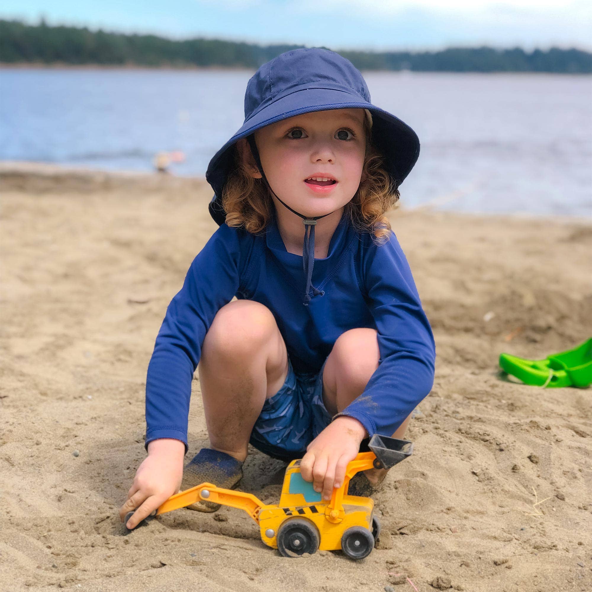 Navy Cotton Adventure Hat