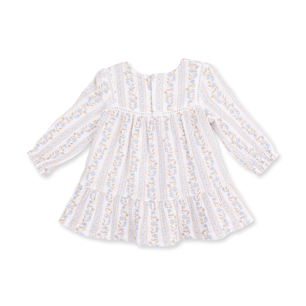 Catarina Floral Puffed Long Sleeve Tiered Dress and Leggings