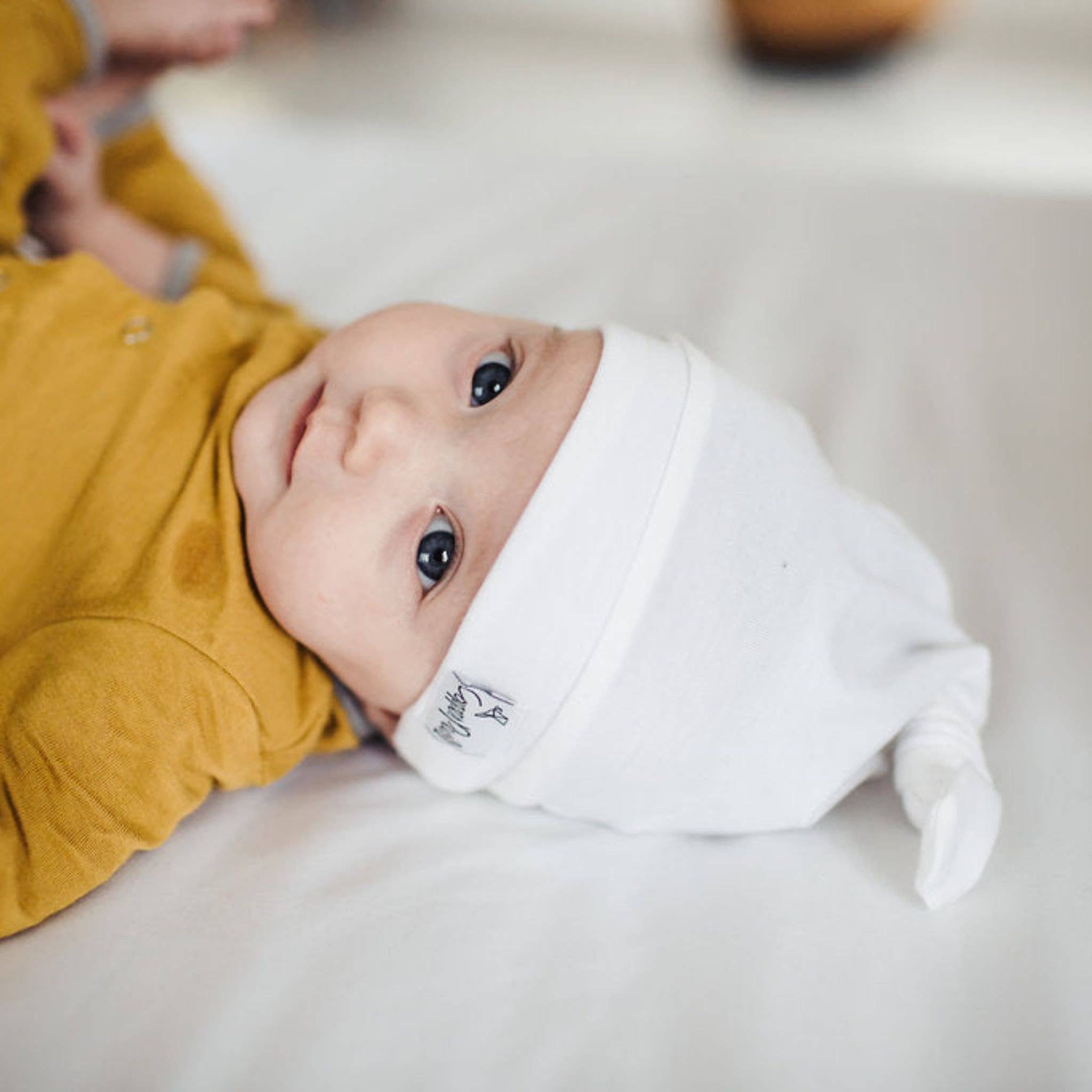 Dove Top Knot Hat