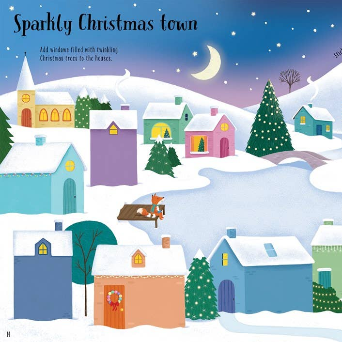 Sparkly Christmas Trees : Usborne