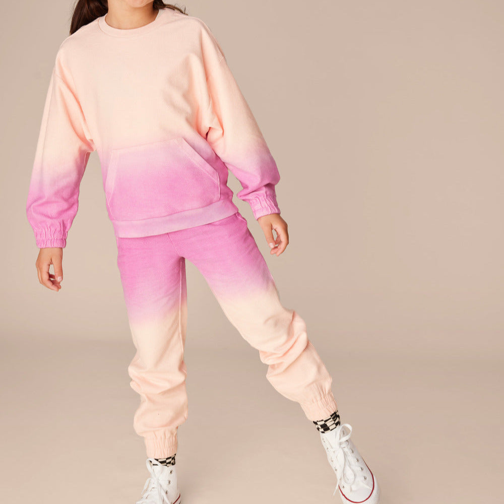 Perennial Pink Dip Dye Joggers