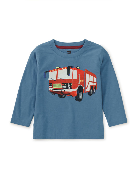 Firetruck Graphic Baby Tee