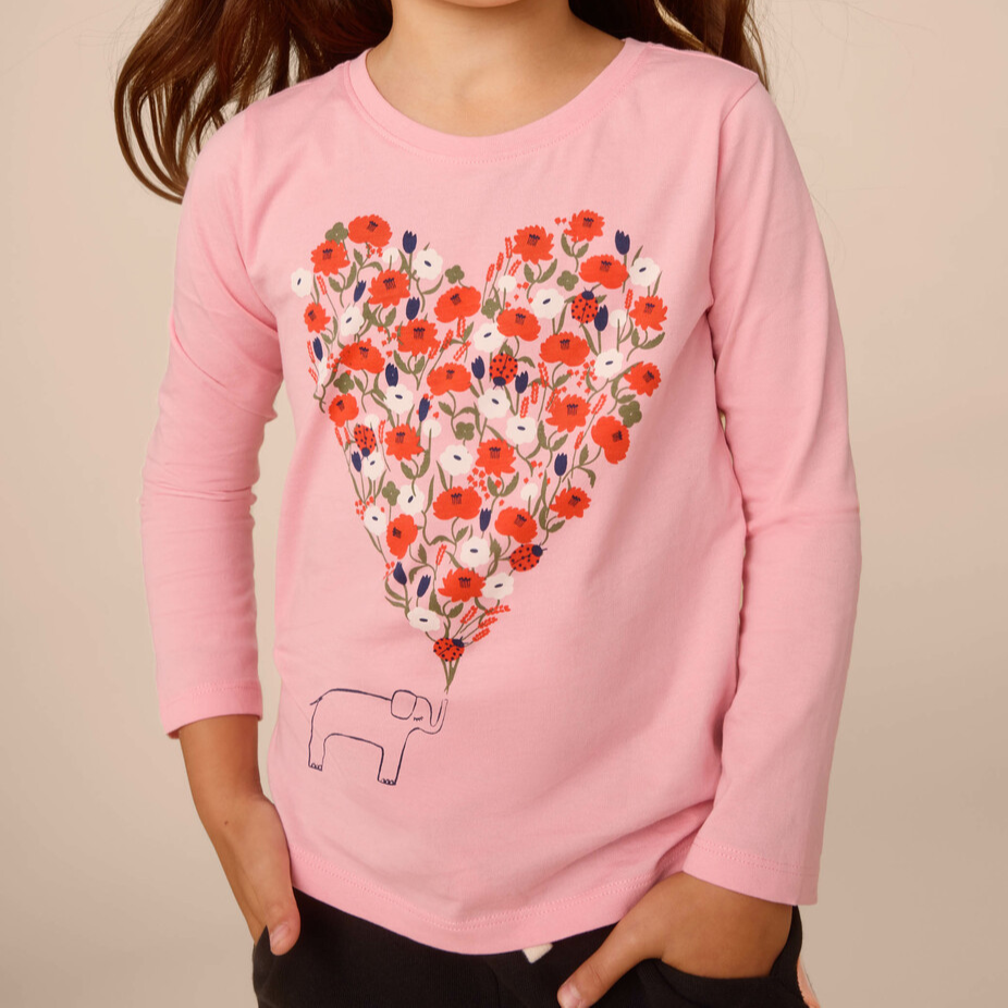 Elephant Heart Graphic Tee (Girl)