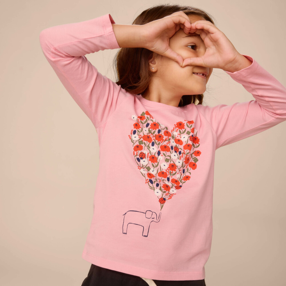 Elephant Heart Graphic Tee (Girl)