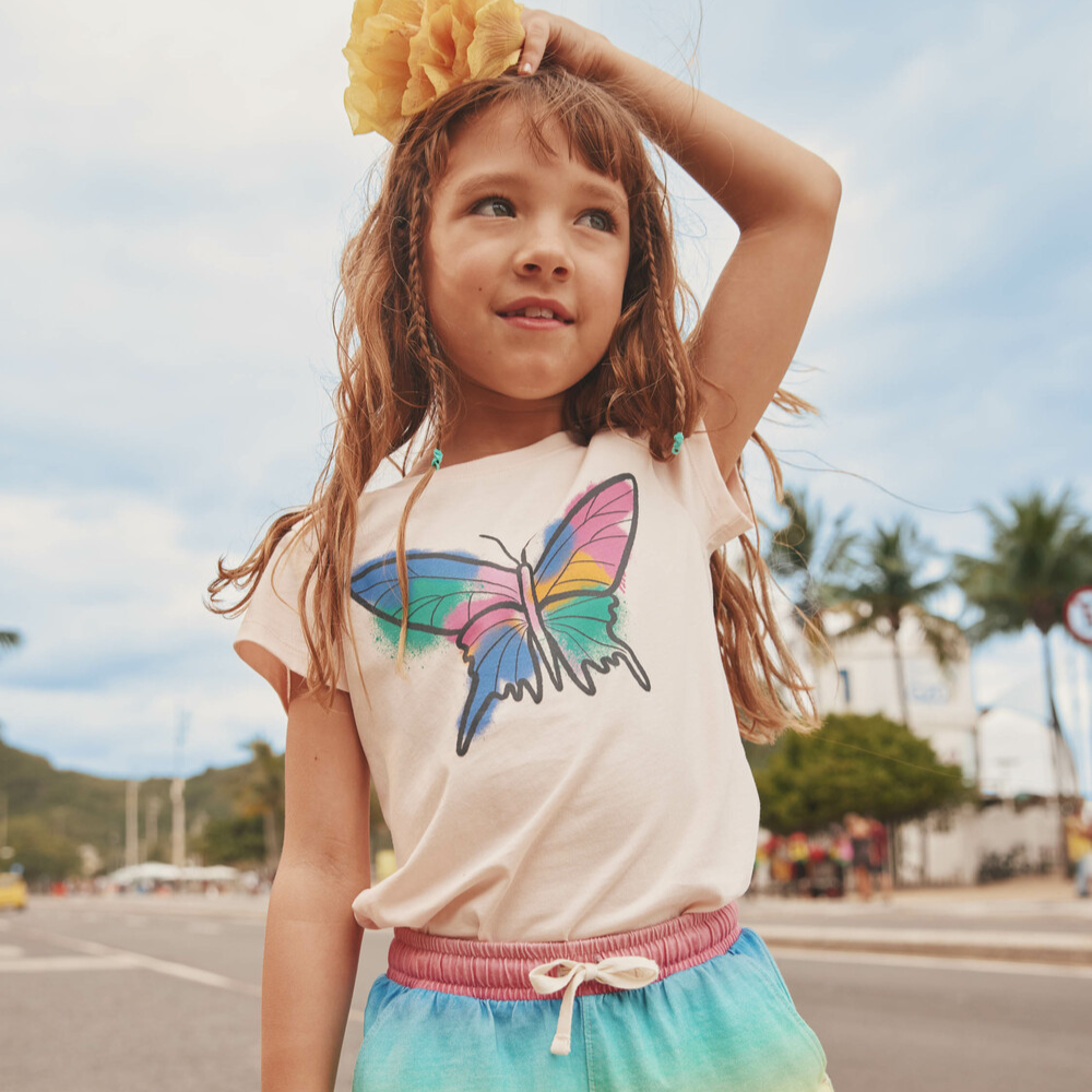 Graffiti Butterfly Graphic Tee