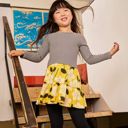 Plum Blossom Twirl Dress