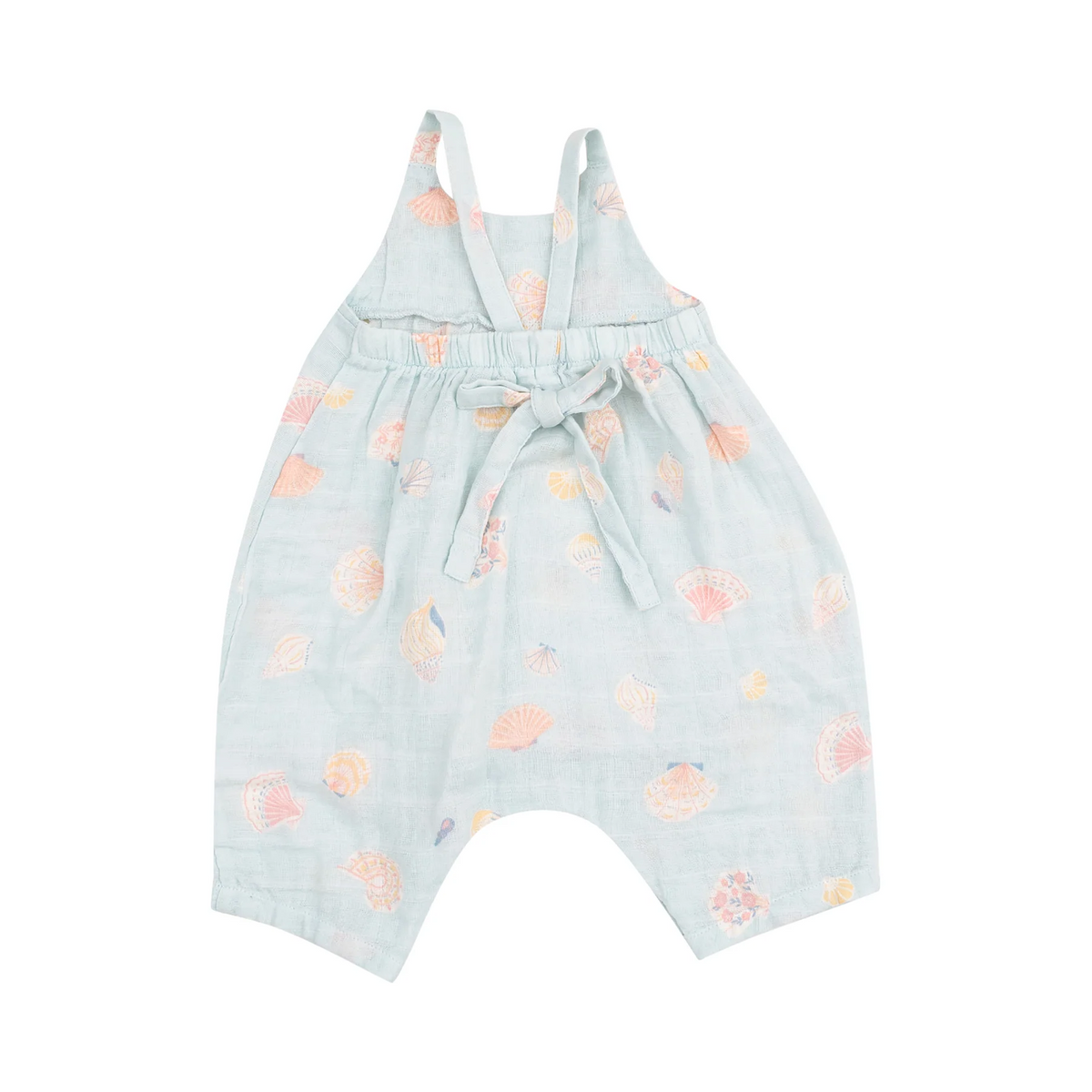 Pretty Seashells Tie Back Romper