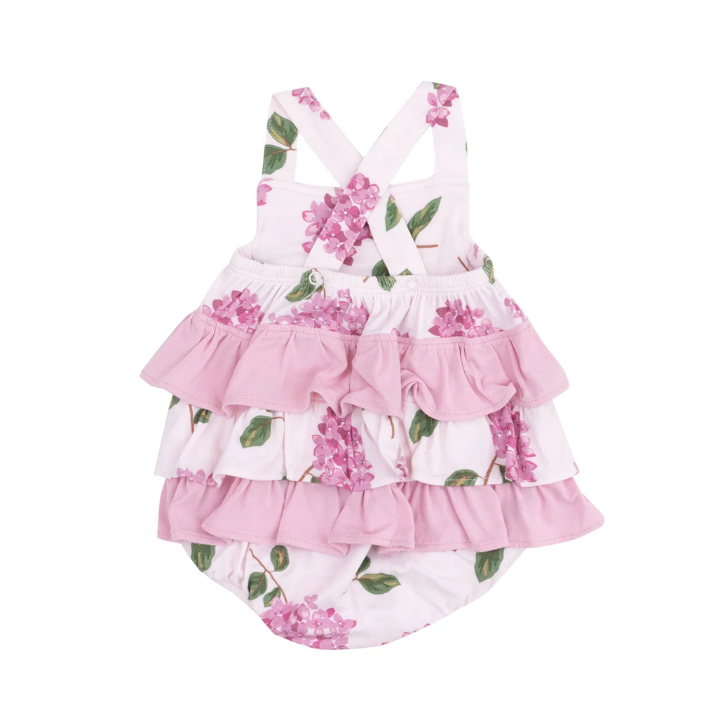 Hydrangeas Ruffle Sunsuit