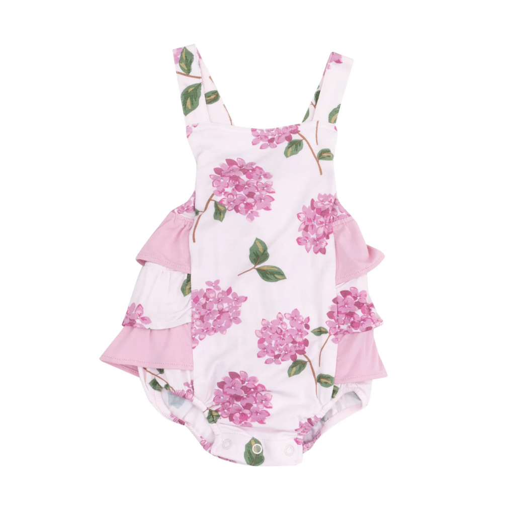 Hydrangeas Ruffle Sunsuit