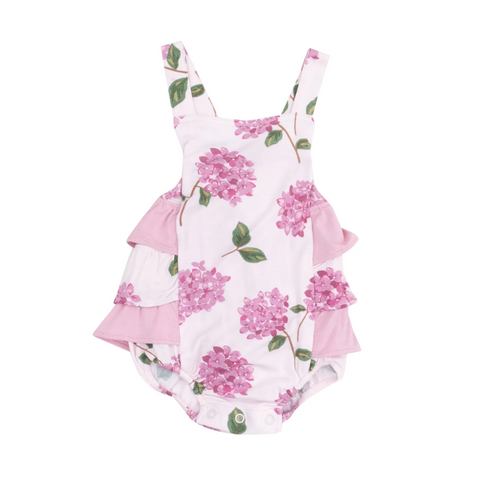 Hydrangeas Ruffle Sunsuit