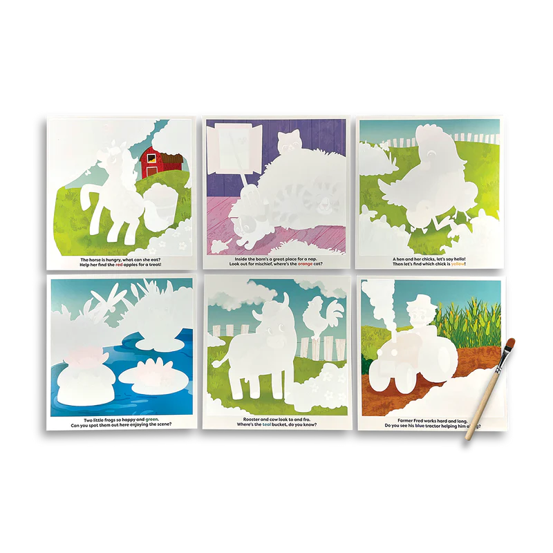 Water Amaze Water Reveal Boards: On The Farm