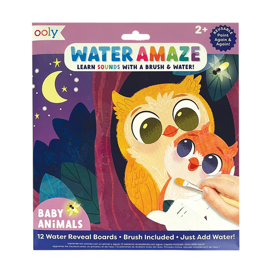 Water Amaze Water Reveal Boards: Baby Animals