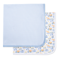 Blue Trucks 2 Pack Receiving Blankets