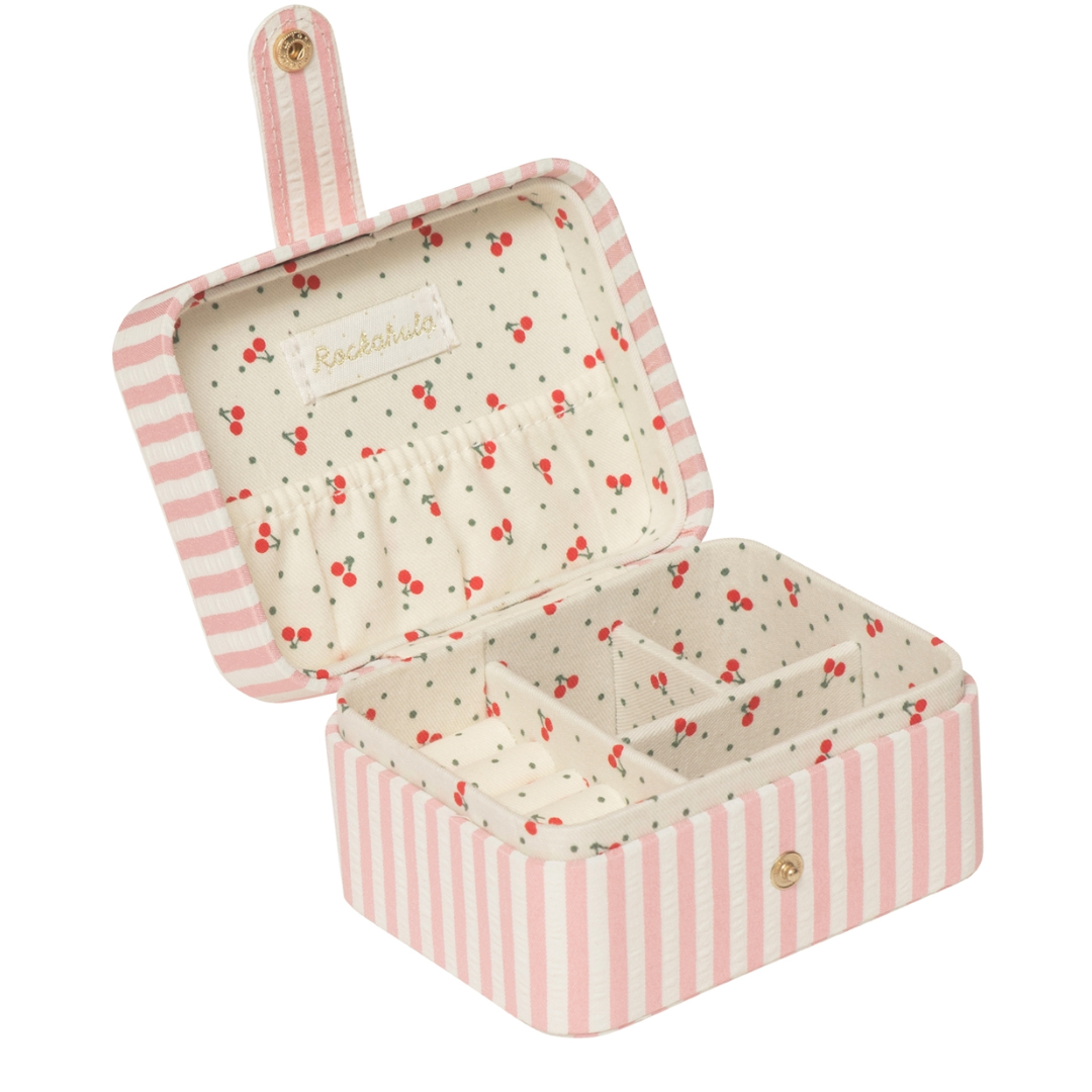 Stripy Cherry Jewelry Box