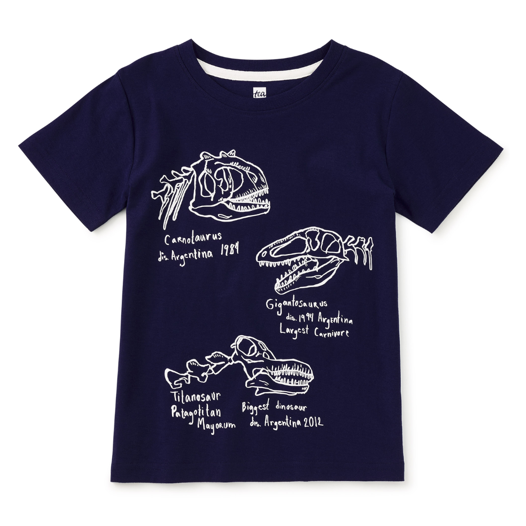 Nightfall Dino Skulls Graphic Tea