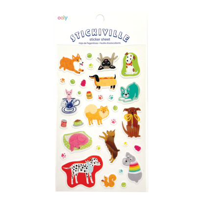 Stickiville Stickers: Quirky Dogs