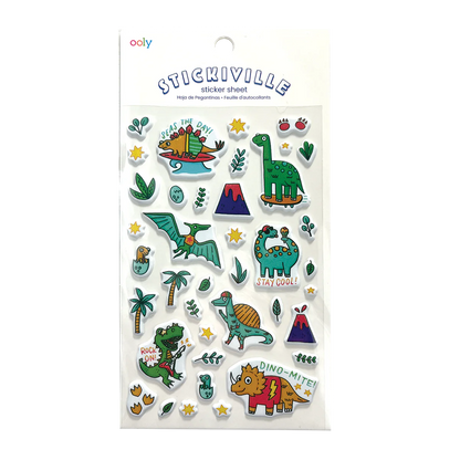 Stickiville Stickers: Dino-Mite!