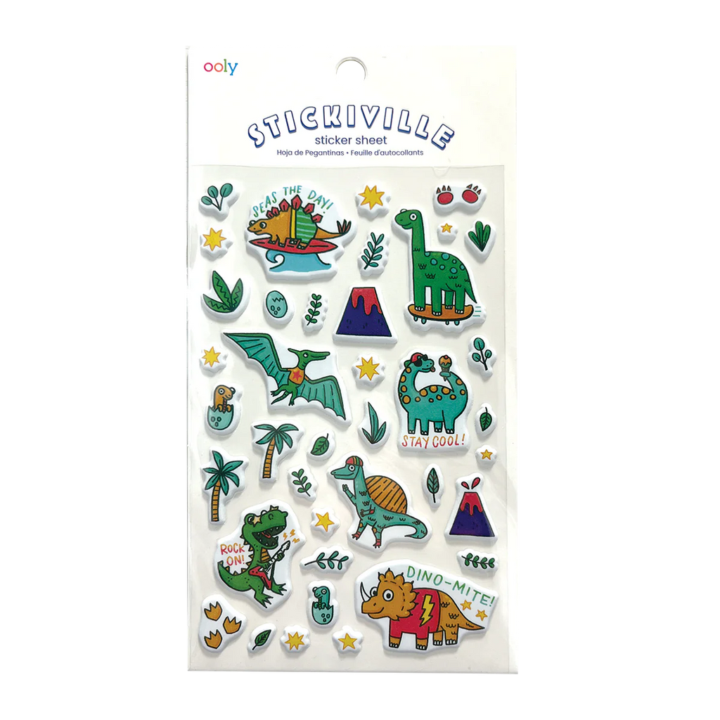 Stickiville Stickers: Dino-Mite!