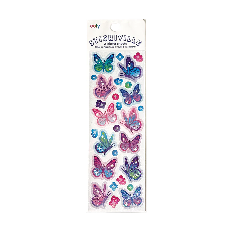 Stickiville Skinny: Glittery Butterflies