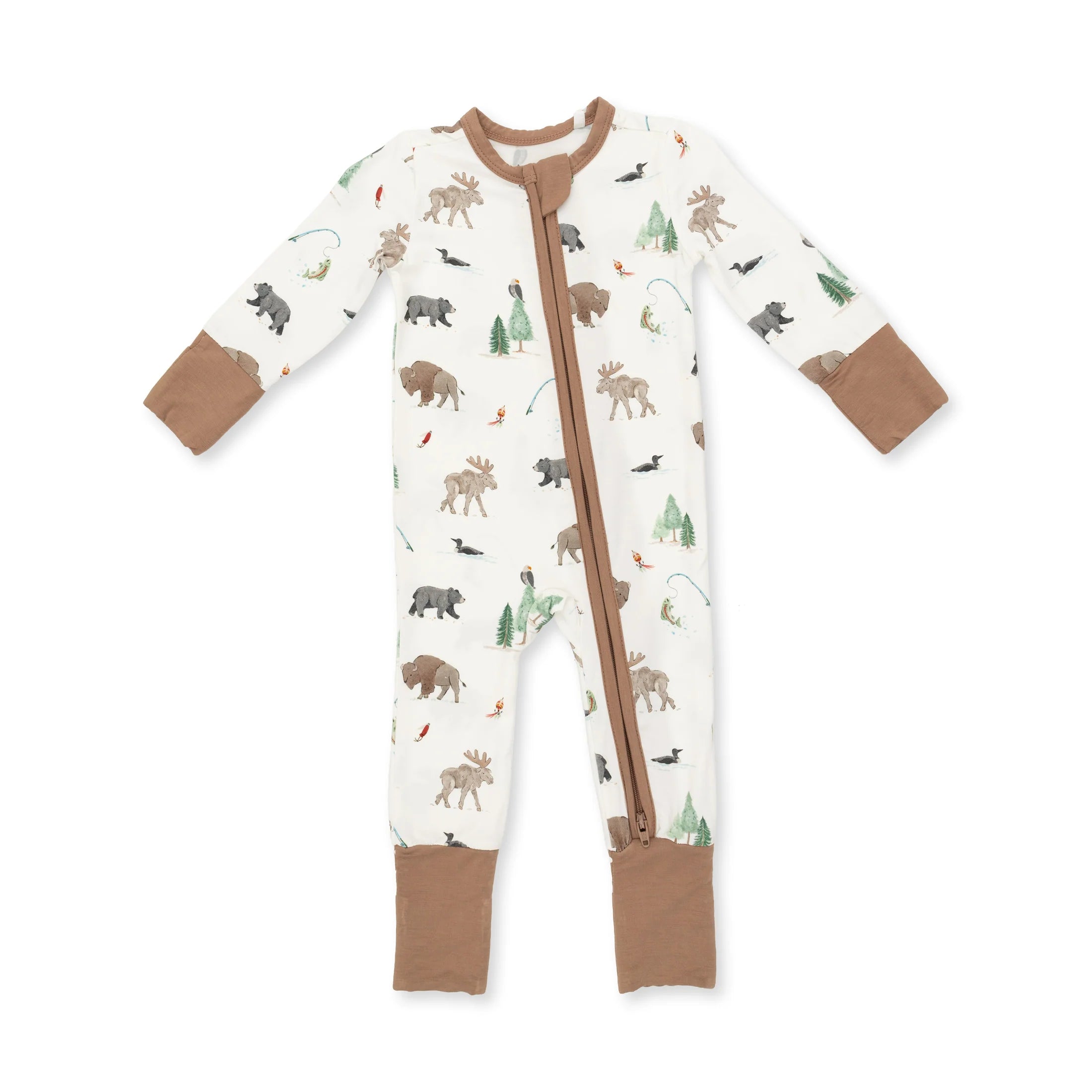 Northern Woodland Animals Convertible Romper