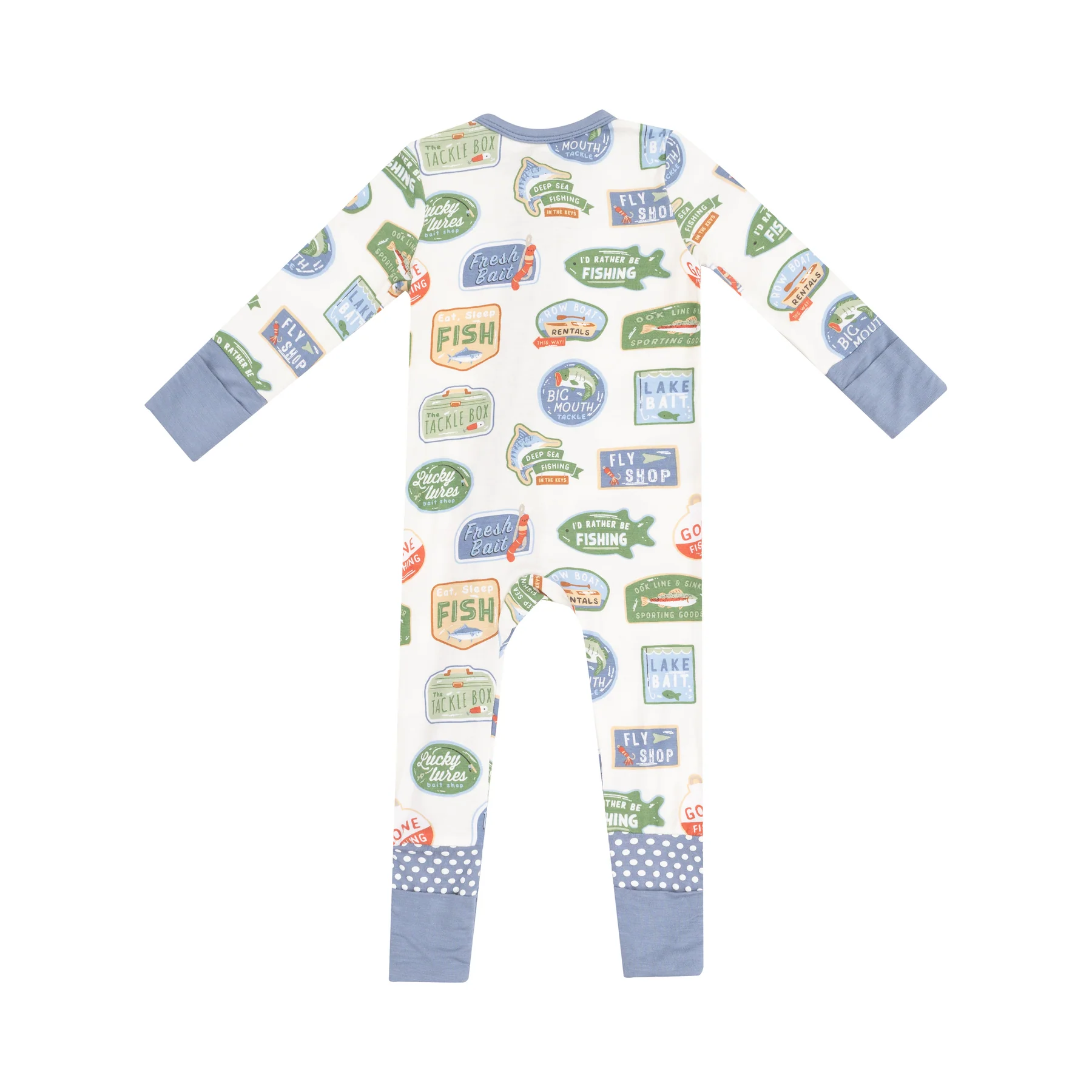 Bait Shop Signage Zipper Romper