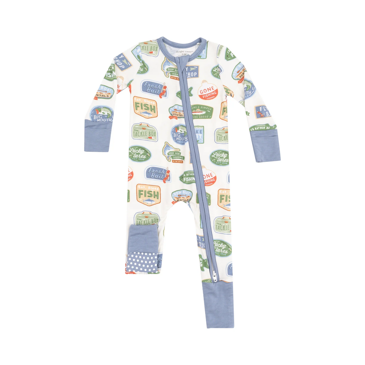 Bait Shop Signage Zipper Romper