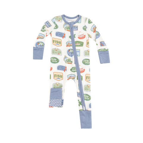 Bait Shop Signage Zipper Romper