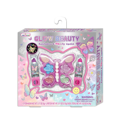 Glow Beauty Eyeshadow & Moody Lipstick Set