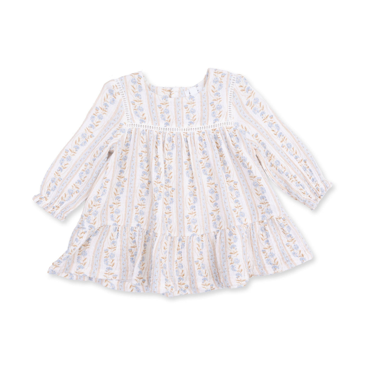 Catarina Floral Puffed Long Sleeve Tiered Dress and Leggings
