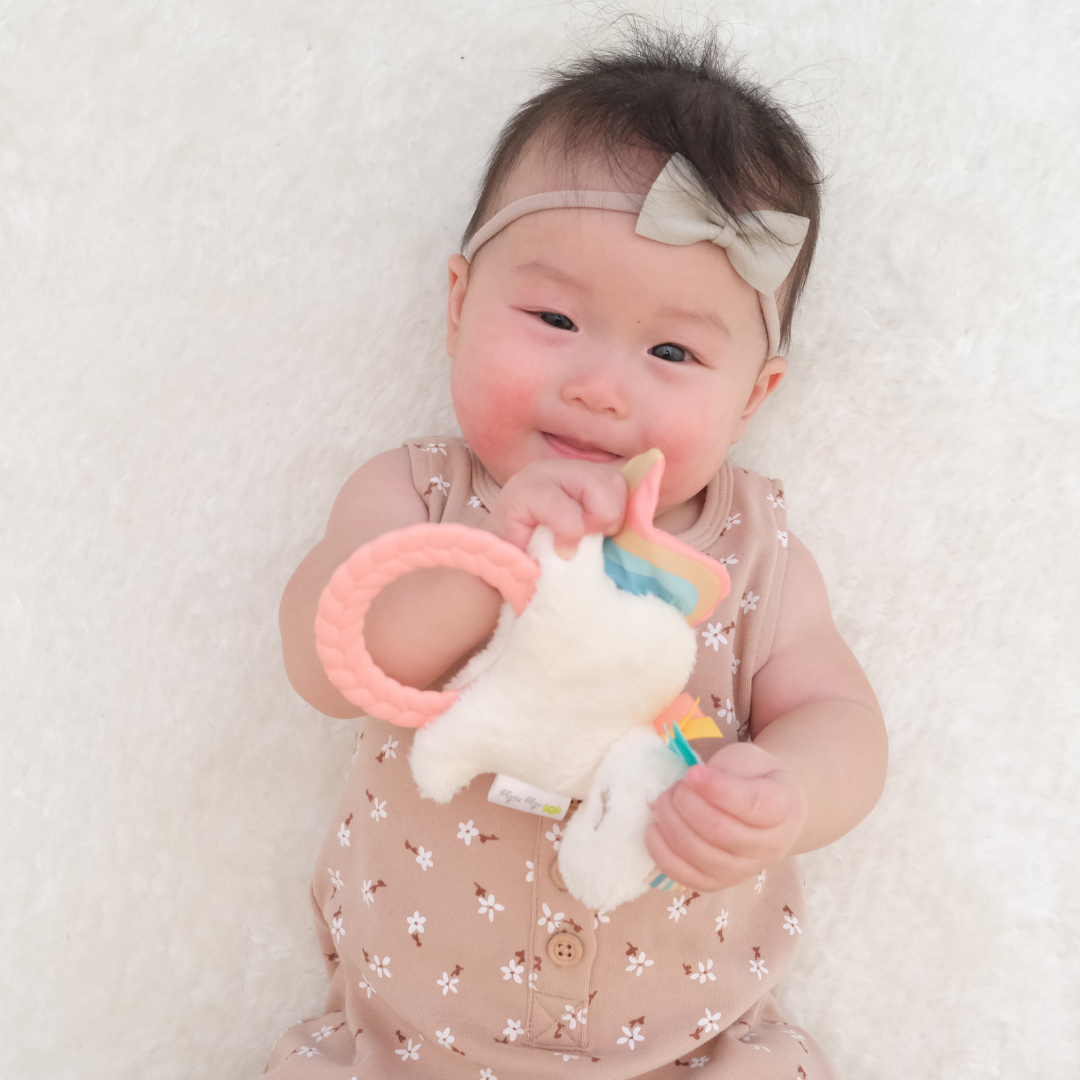 Unicorn Ritzy Rattle Pal™ Plush Teether