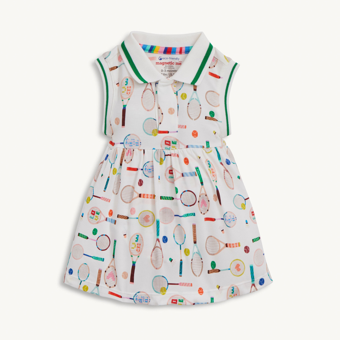 Tennis Magnetic Polo Bodysuit Dress