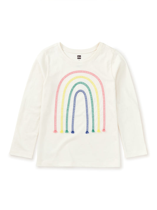 Embroidered Rainbow Tee