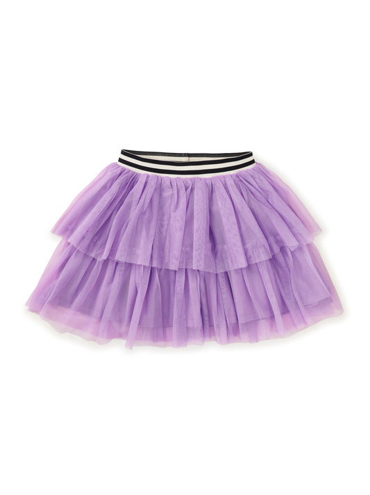 Sheer Lilac Tiered Tulle Skirt